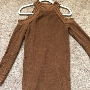 Abercrombie & Fitch Knitted Fall Brown Dress